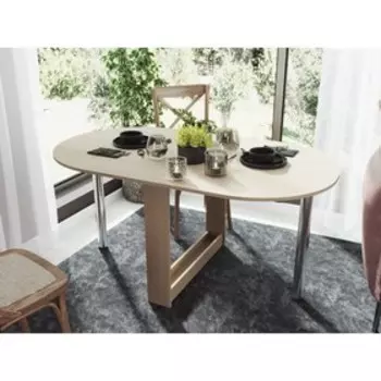 Стол-книжка раскладной «СОКОЛ. СП-12», 860(1548) 900740 мм, цвет белёный дуб