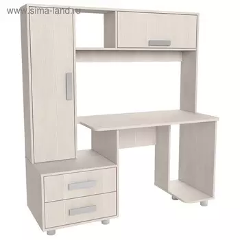 Стол компьютерный Альянс 8, 1450х570х1600, Бодега светлый