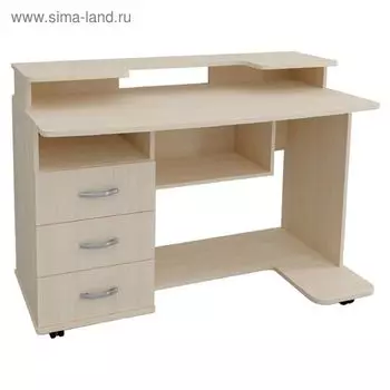 Стол компьютерный Юниор-1 Дуб молочный