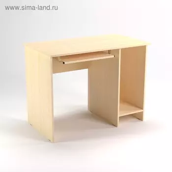 Стол компьютерный нишей СК11.6, 1100х600х750 мм, клен