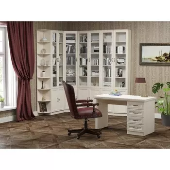 Стол компьютерный «ПКС 6», 1272606784 мм, цвет вудлайн кремовый / аруша венге