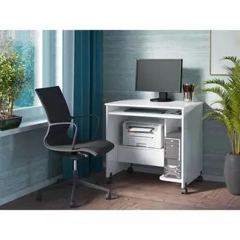 Стол компьютерный «СК – 05», с выдвижной полкой, 800600780 мм, цвет белый