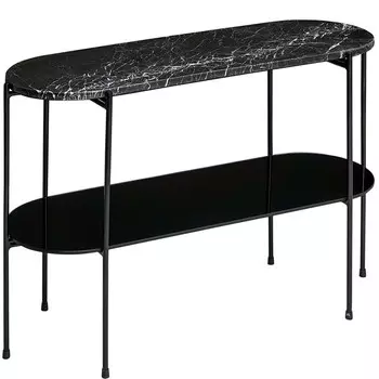 Стол консольный Sigryd, 980350710 мм, цвет чёрный мрамор