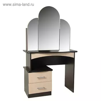 Стол косметический «Диана», 1550900480 мм, цвет венге/дуб молочный