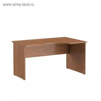 Стол криволинейный IMAGO «СА – 2Пр», 1400720(900)755 мм, цвет орех