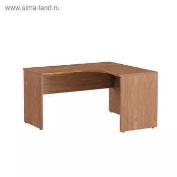 Стол криволинейный IMAGO «СА – 3Пр», 1400600(1200)755 мм, цвет орех