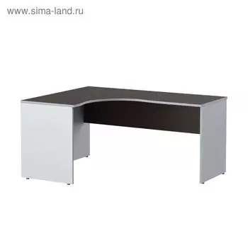 Стол криволинейный IMAGO СА-4Л, венге магия/металлик