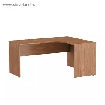 Стол криволинейный IMAGO «СА – 4Пр», 1600600(1200)755 мм, цвет орех