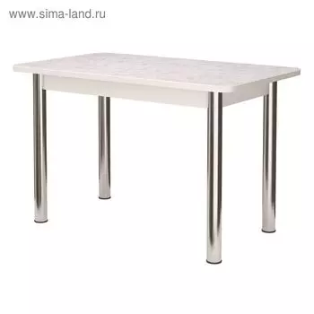 Стол кухонный, 1000х590х760 мм, берилл, опоры Брифинг, хром