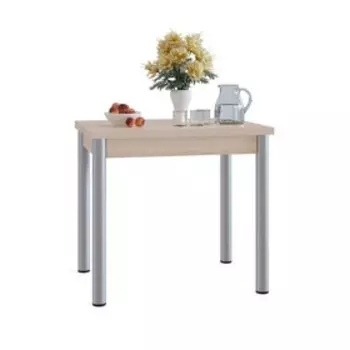 Стол кухонный раскладной, 800(1200) × 600(800) × 770 мм, цвет белёный дуб