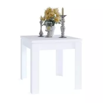 Стол кухонный раскладной, 800(1600) × 900 × 770 мм, цвет белый