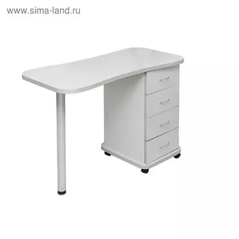 Стол маникюрный ЭСТИ 1, 1050500750, цвет белый