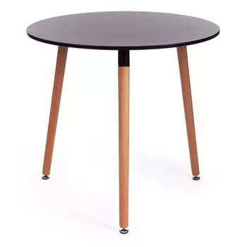 Стол MARS T1004, 800800750 мм, цвет чёрный/натуральный