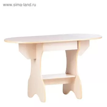 Стол обеденный Эко, 620/1235х600х750, Дуб молочный