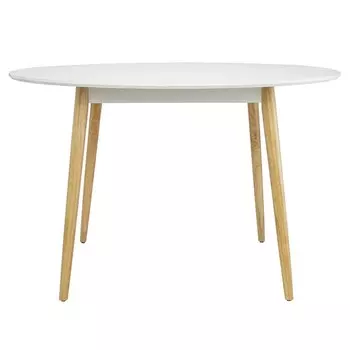 Стол обеденный Matyo, 12001200760 мм, цвет белый