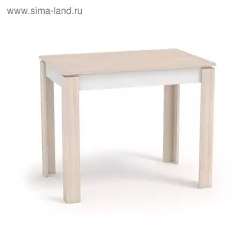 Стол обеденный «Оптима», 600760900 мм, цвет шимо светлый/белый