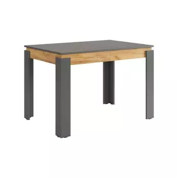 Стол обеденный раздвижной «Гермес 2», 1920750760 мм, цвет графит/дуб крафт золотой