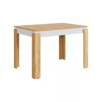 Стол обеденный раздвижной «Гермес 2», 1920750760 мм, цвет дуб крафт золотой/белое дерево