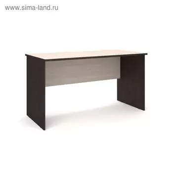 Стол офисный 1190х680х750 Венге/Дуб, кр. Венге
