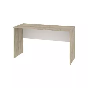 Стол Оливия, 1350х570х736 Серый дуб/белый