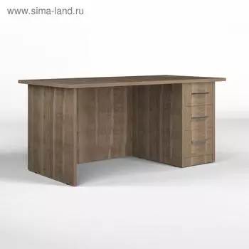 Стол письменный 1600*800*750 Береза мраморная