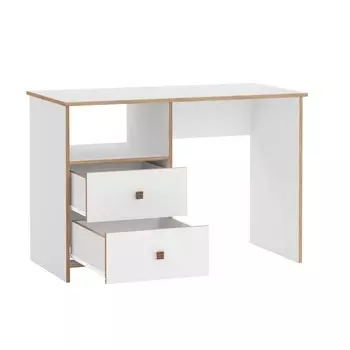 Стол письменный «Дакота» 68.06, 1100550750 мм, цвет белый / кромка дуб сонома