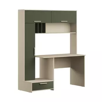 Стол письменный «Лайт 03.243 Н», 15025731799 мм, цвет сатин/дымчатый зелёный