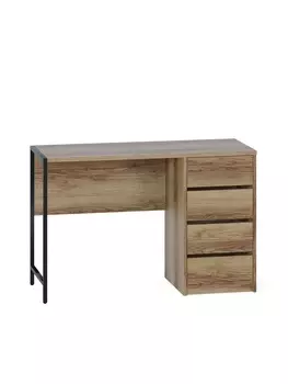 Стол письменный «Лофт», 4 ящика, 1170446755 мм, цвет дуб делано