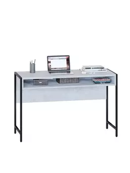 Стол письменный «Лофт», с нишей, 1170449755 мм, цвет бетон