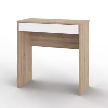 Стол письменный «Нордик», 1 ящик, 750350750 мм, цвет дуб сонома/белый