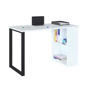 Стол письменный с полками «СПМ-201.16», 1200600740 мм, белый