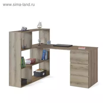 Стол письменный «СПм-20», 1494× 1200× 1122 мм, цвет дуб делано