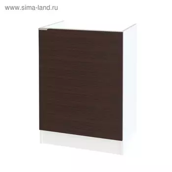 Стол под накладную мойку «СОКОЛ. ТК-06 м», 600462820 мм, цвет белый / венге