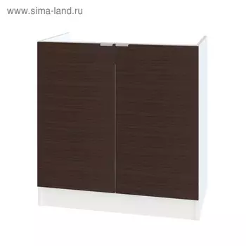 Стол под накладную мойку «СОКОЛ. ТК-08 м», 800462820 мм, цвет белый / венге