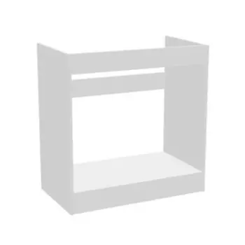 Стол под накладную мойку, 800 462 820 мм, цвет белый / дуб сонома