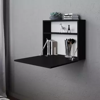 Стол подвесной с нишей Сидней, 600х150х500, Черный