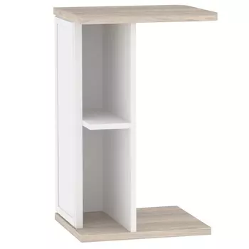 Стол приставной Aurelio 17, 420350670 мм, цвет белый/блеквуд сатиновый