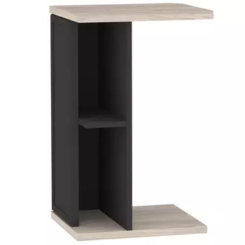 Стол приставной Aurelio 17, 420350670 мм, цвет антрацит/блеквуд сатиновый