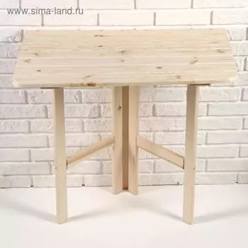 Стол пристенный, откидывающийся, 80х74х45см, СОСНА