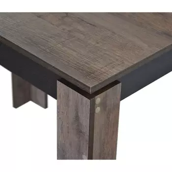 Стол "ПРОМО", 950 х 600 х 750, дуб самдал/венге темный