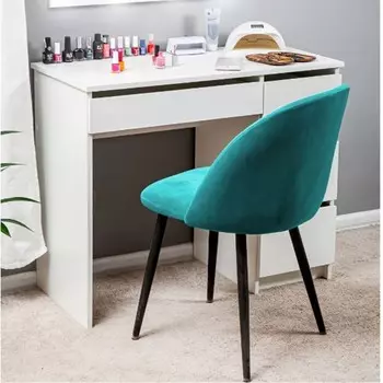 Стол рабочий маникюрный Jazz, 920430750 мм, цвет белое тиснение