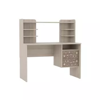 Стол рабочий «Скай», 11806411255 мм, цвет ясень шимо тёмный / светлый