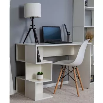 Стол рабочий Ultra, 1090500760 мм, цвет белое тиснение