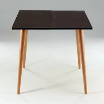 Стол раскладной квадратный, 800х800/1200х755, Дуб венге