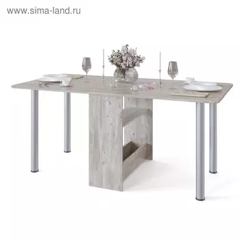 Стол раскладной «СП-04М.1», 295(1661) × 830 × 740 мм, цвет дуб юкон