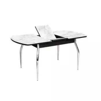 Стол раздвижной «Грация», 1100(1450) 700 750 мм, матовый, хром, цвет венге / 276001565