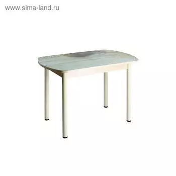 Стол раздвижной с фотопечатью Дэли, 1400(1800)х900х760, Дуб/Хлеб/Крашеные прямые