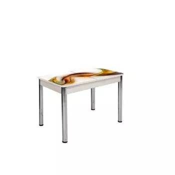 Стол раздвижной «Триумф», 1000(1350)700750 мм, опоры хром, цвет дуб сонома / 6886738