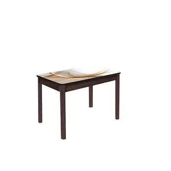 Стол раздвижной «Триумф», 1000(1350) 700 750 мм, опоры массив, цвет венге / 312568571