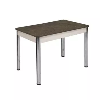 Стол раздвижной «Триумф», 1000 (1350)700 мм, опора круглая, дуб сонома / фотопечать 0415